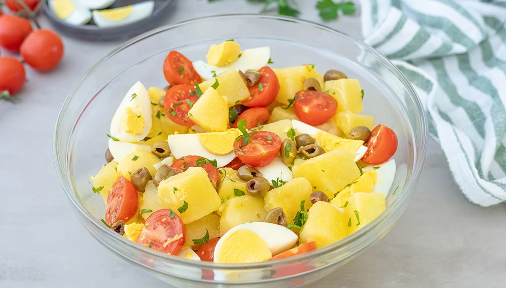 Insalata patate e uova