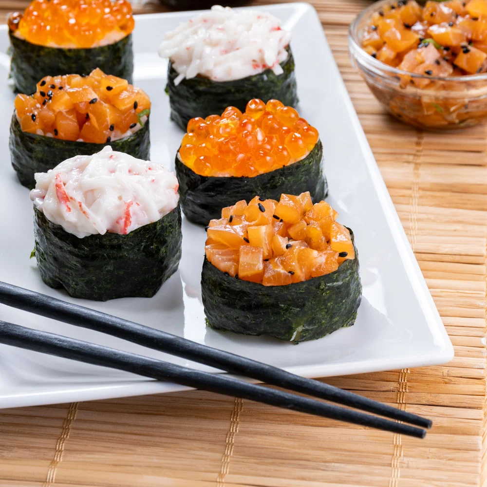 Gunkan salmone e tonno 1pz